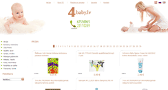 Desktop Screenshot of 4baby.lv