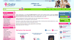 Desktop Screenshot of 4baby.cz